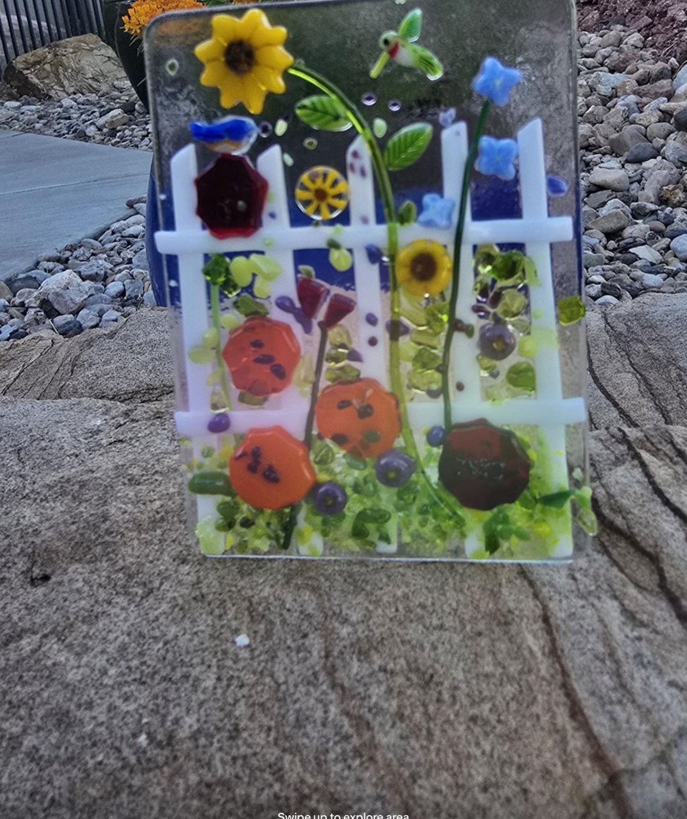 Past piece (fused glass)