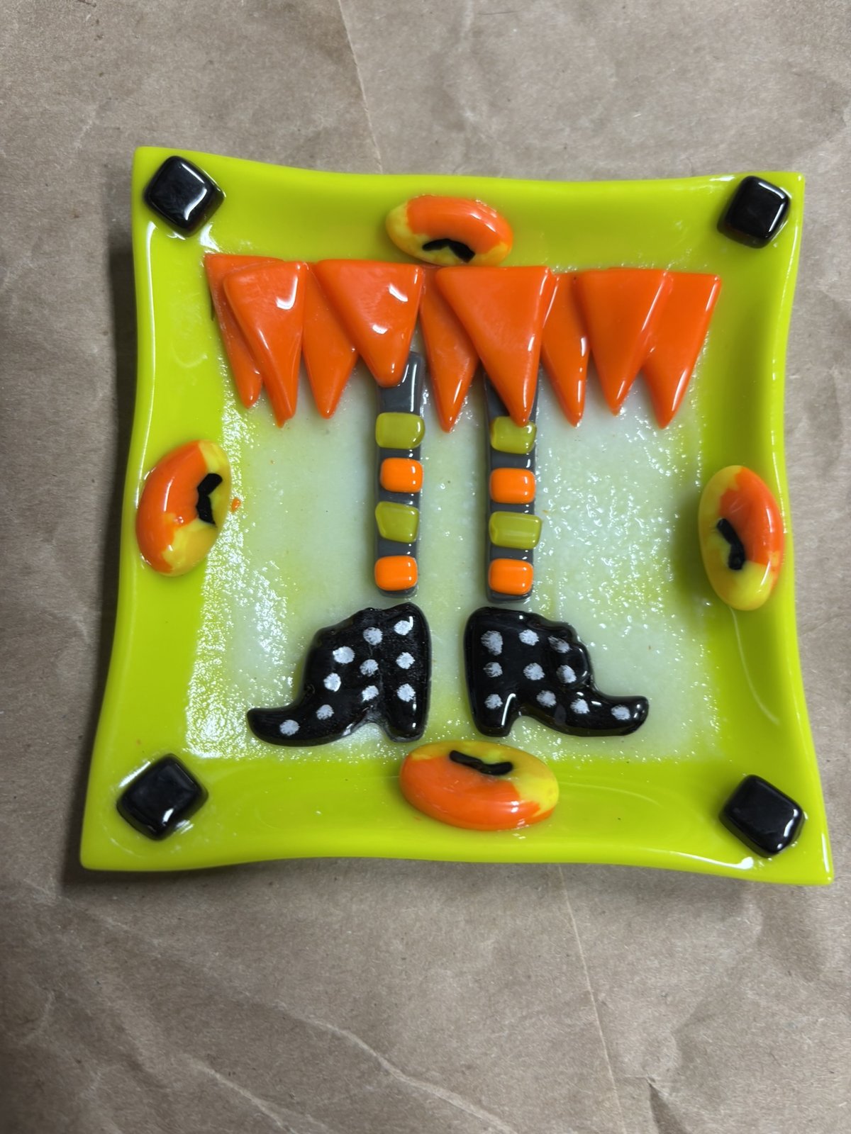 Past piece (fused glass)