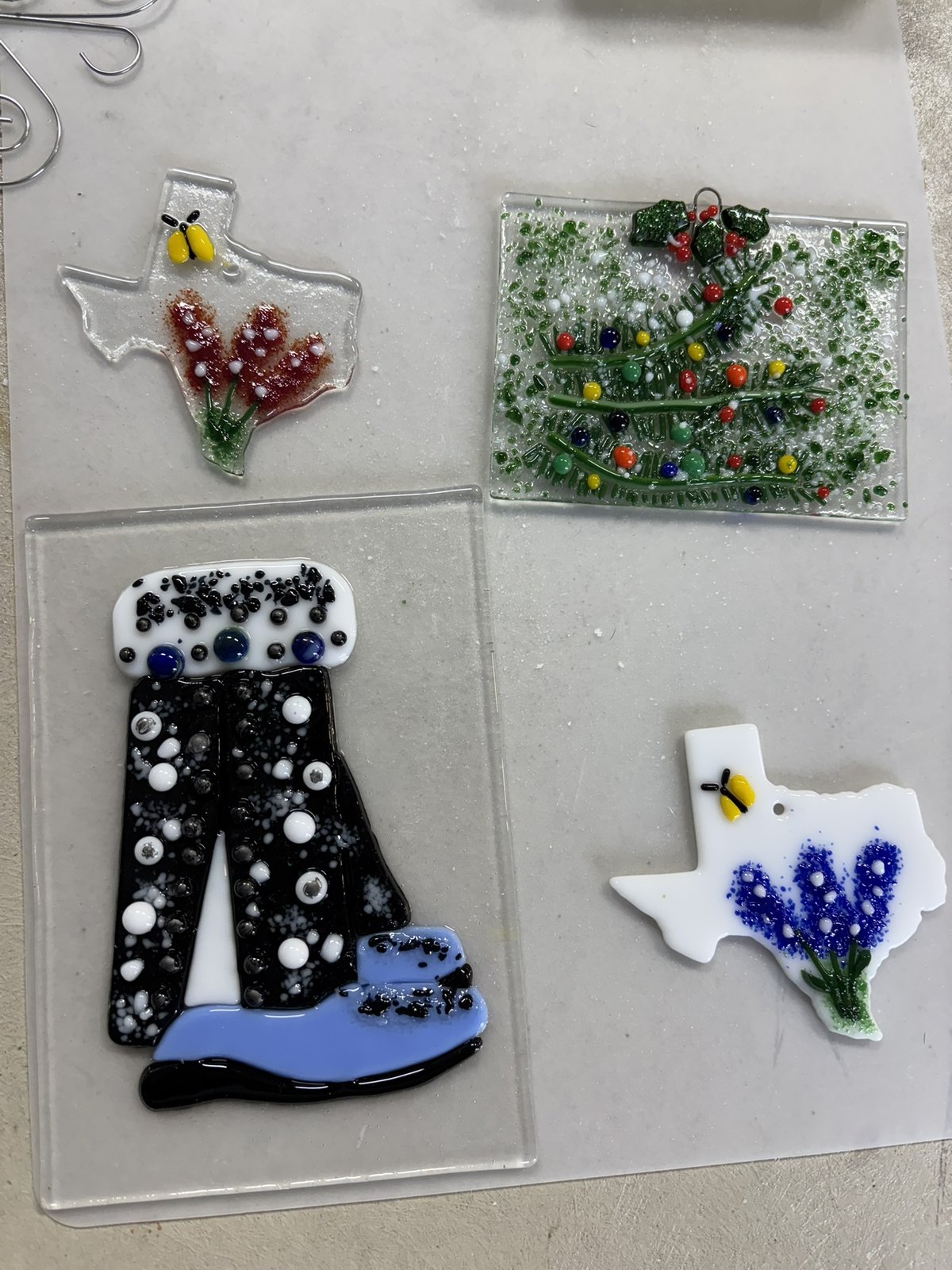 Past piece (fused glass)