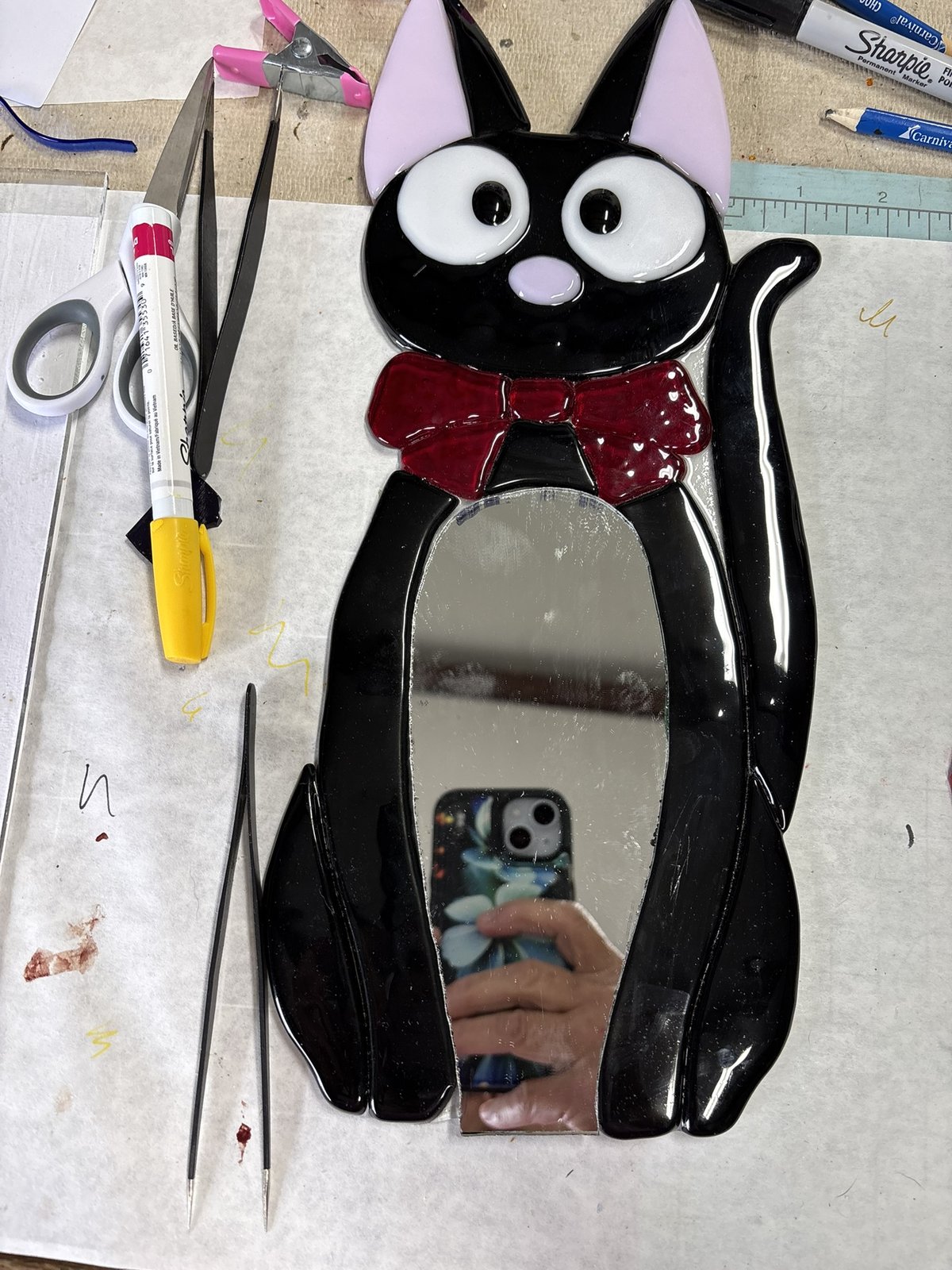 Past piece (fused glass)