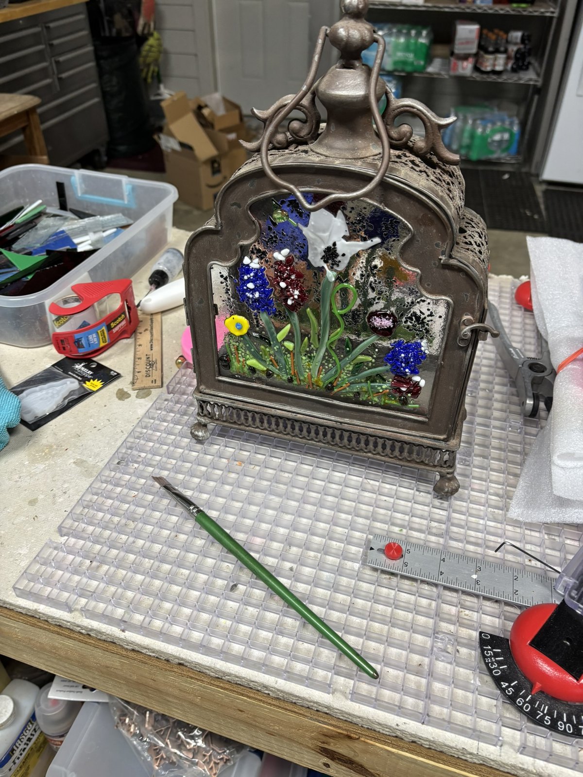 Past piece (fused glass)