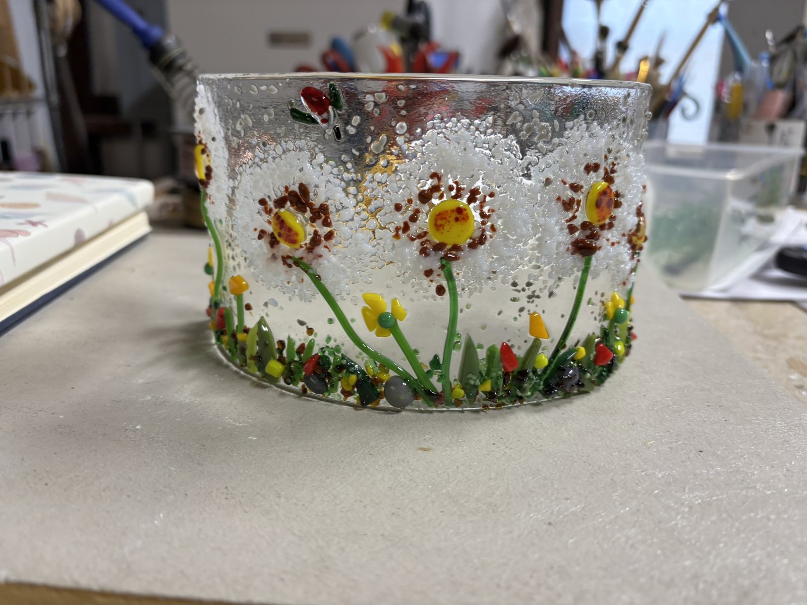 Past piece (fused glass)