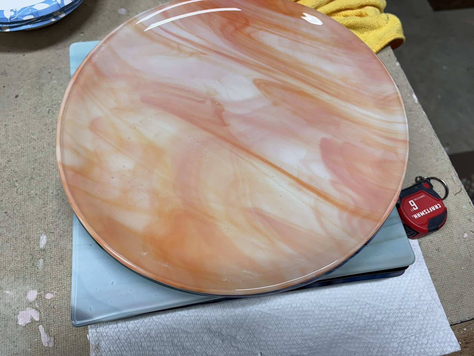 Past piece (fused glass)