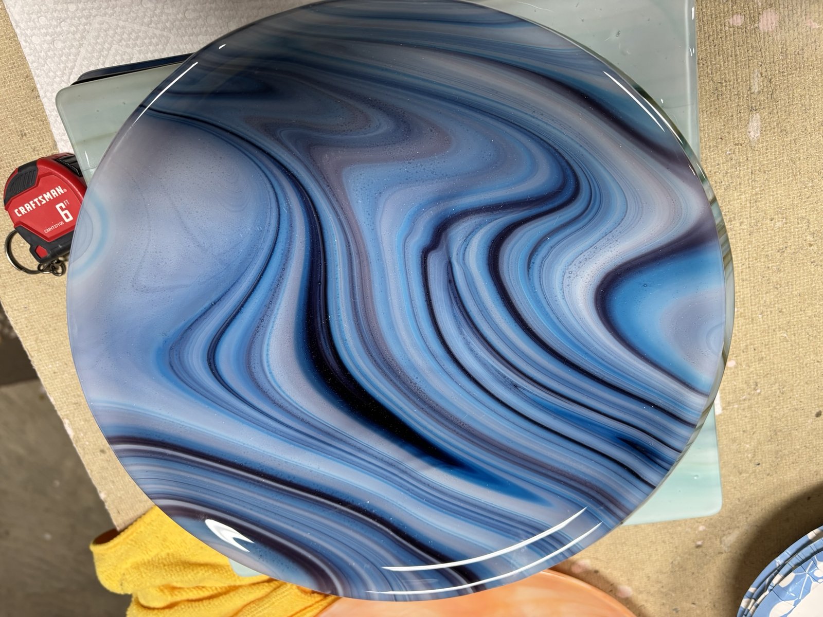 Past piece (fused glass)