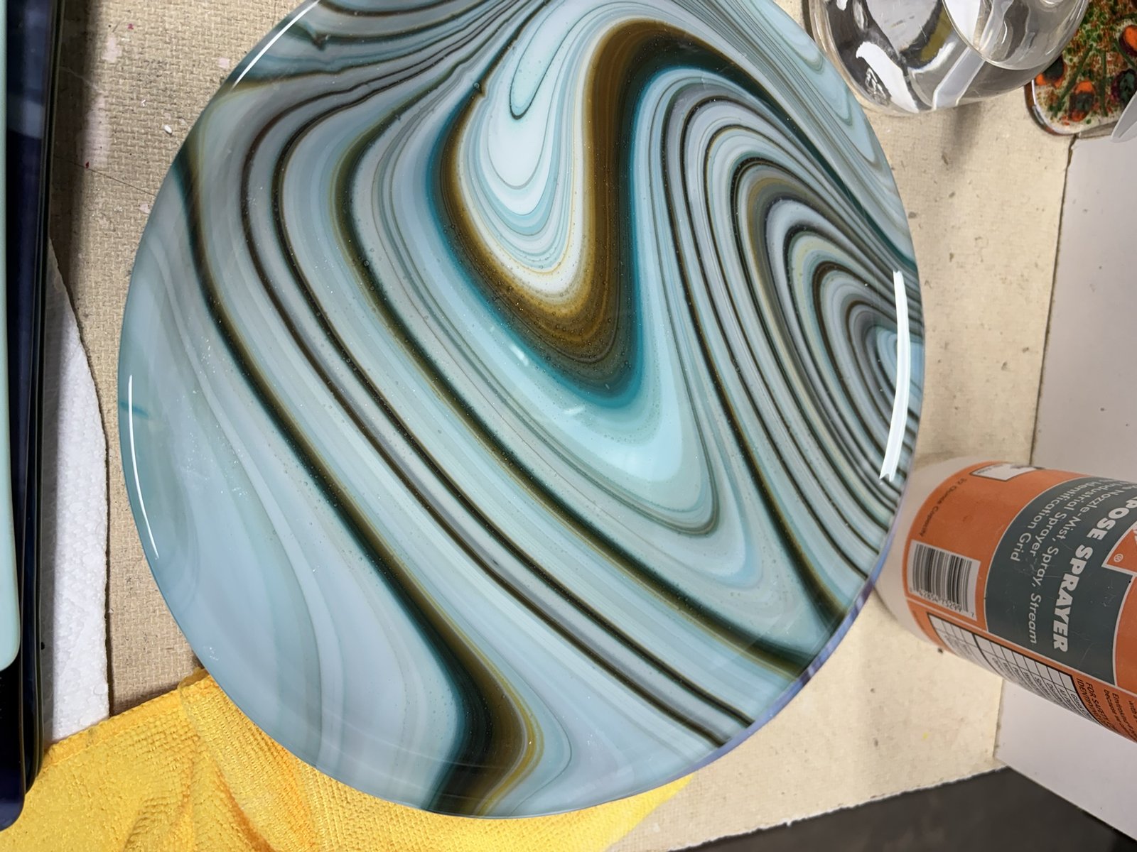 Past piece (fused glass)