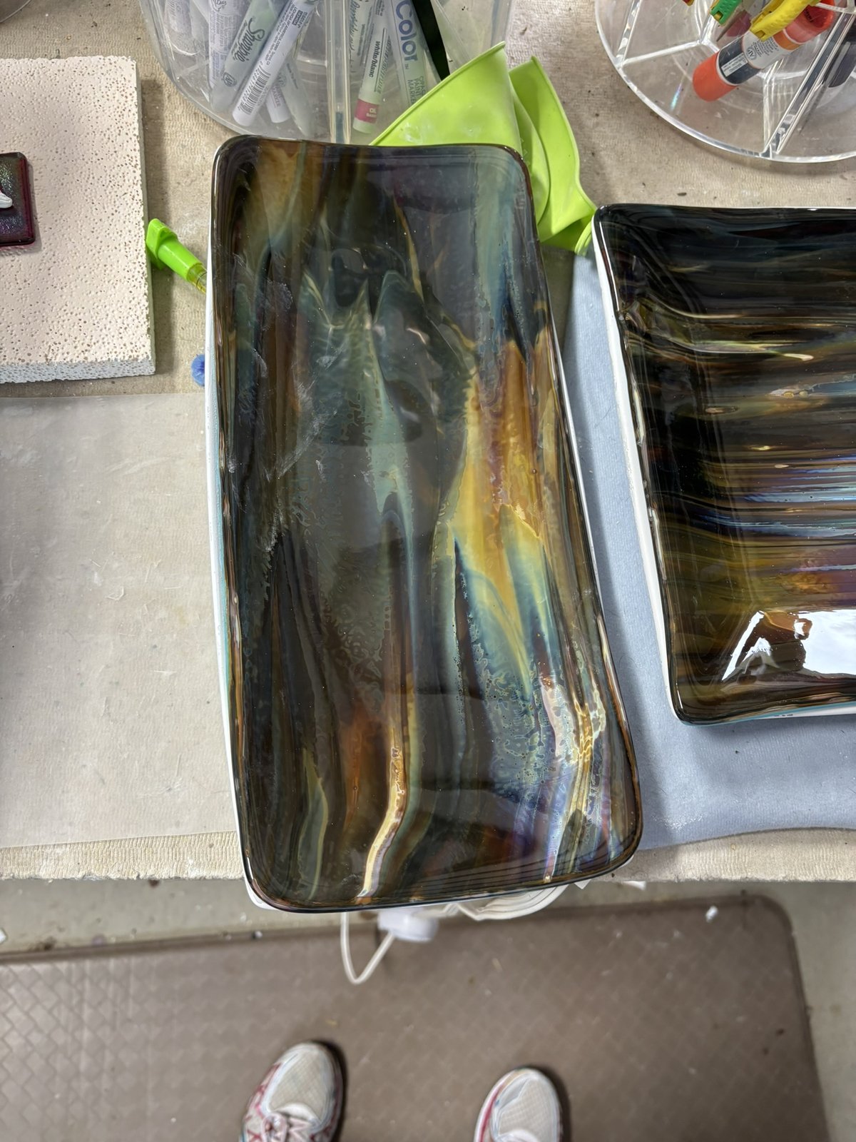 Past piece (fused glass)