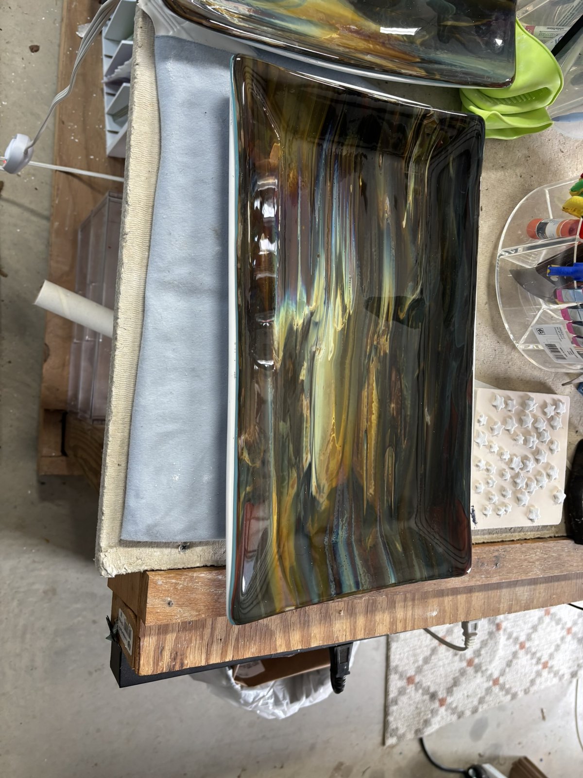 Past piece (fused glass)
