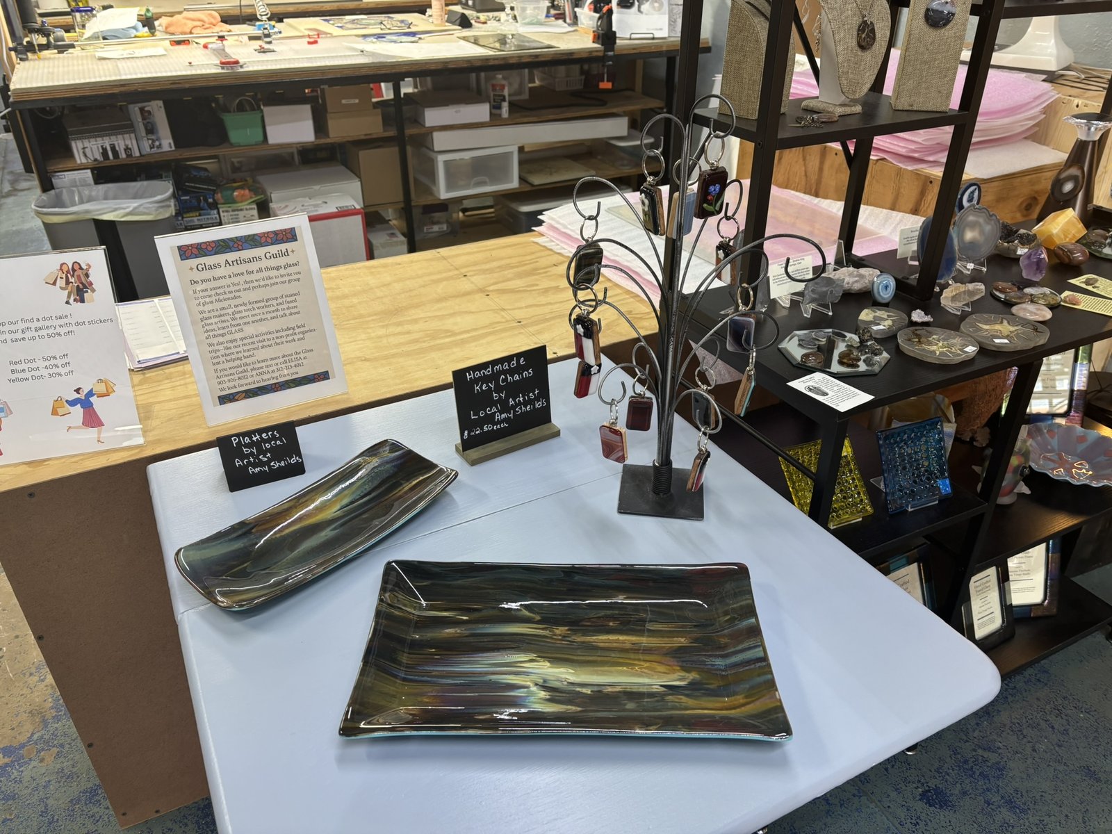 Past piece (fused glass)