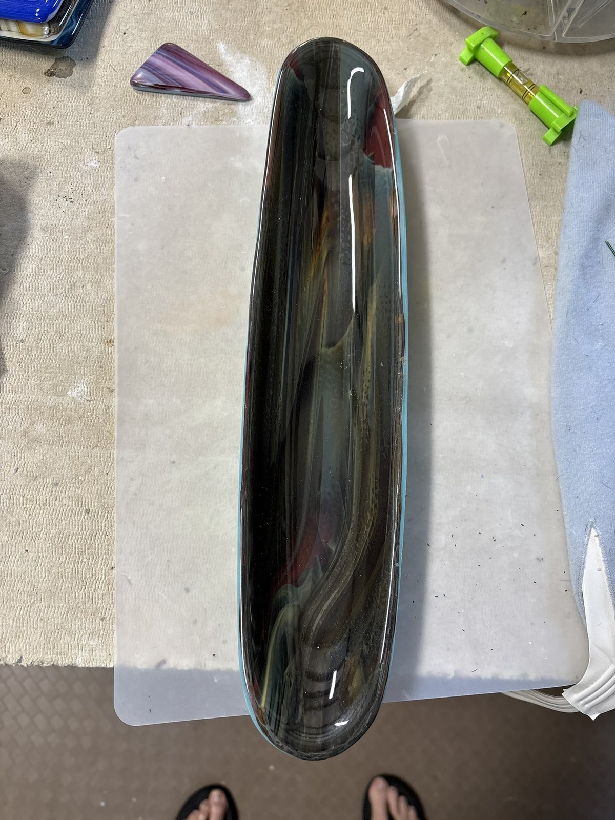 Past piece (fused glass)