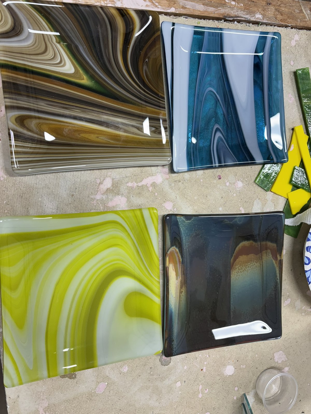 Past piece (fused glass)