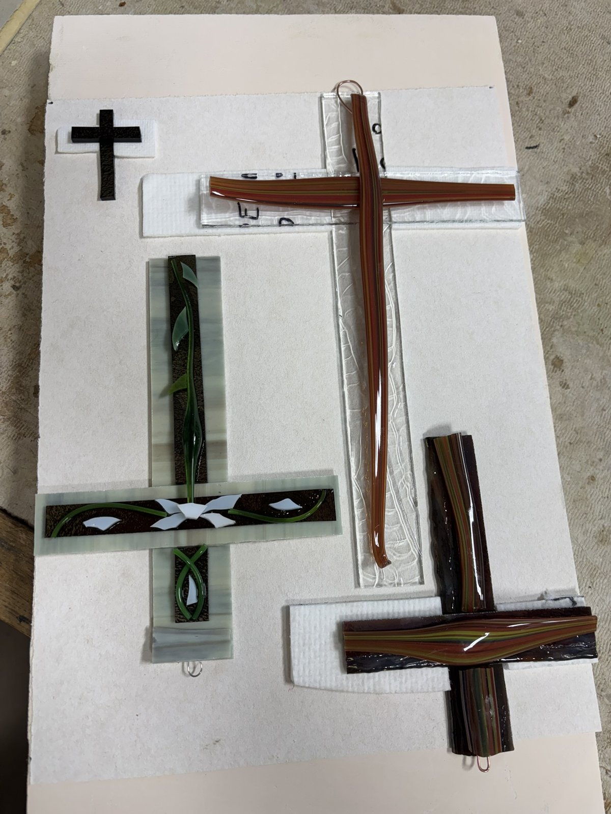 Past piece (fused glass)