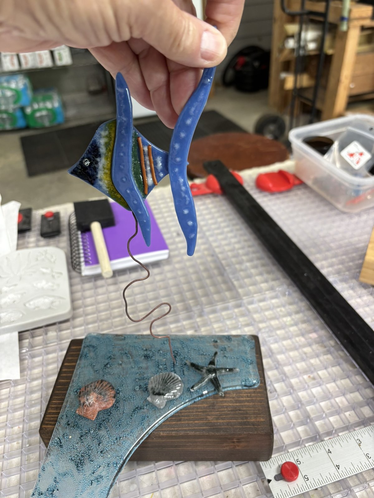 Past piece (fused glass)