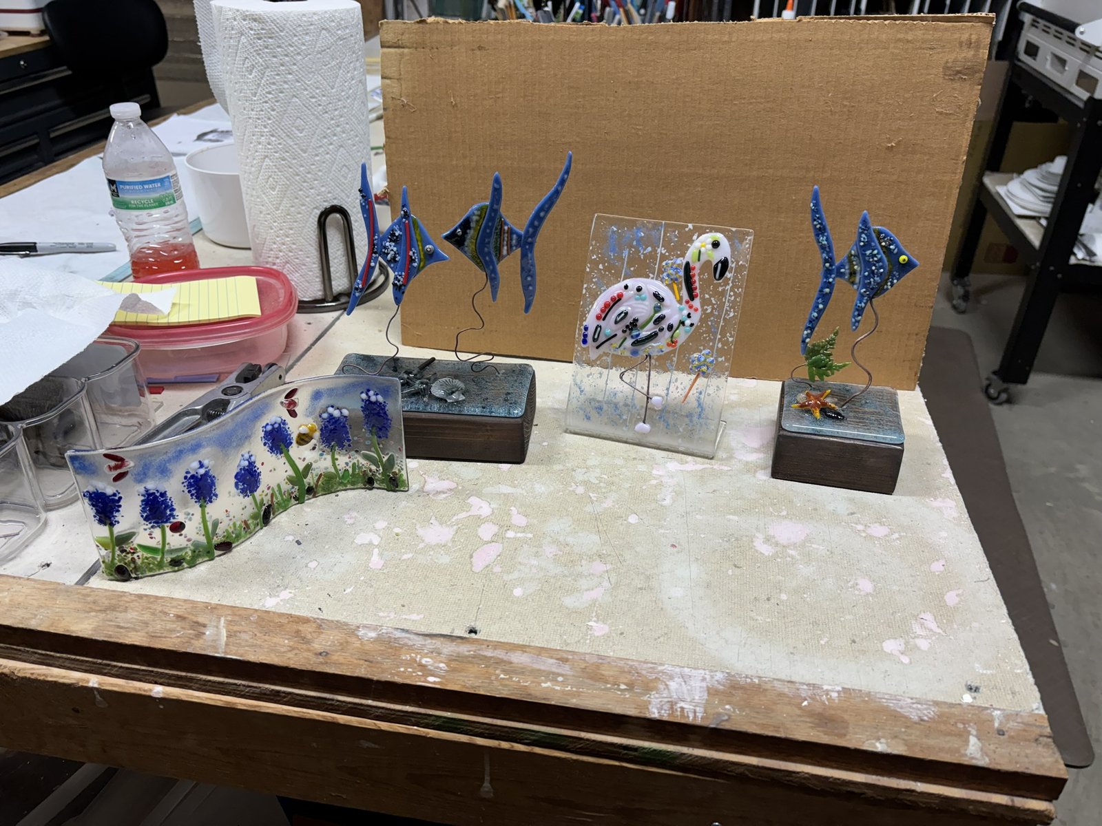 Past piece (fused glass)