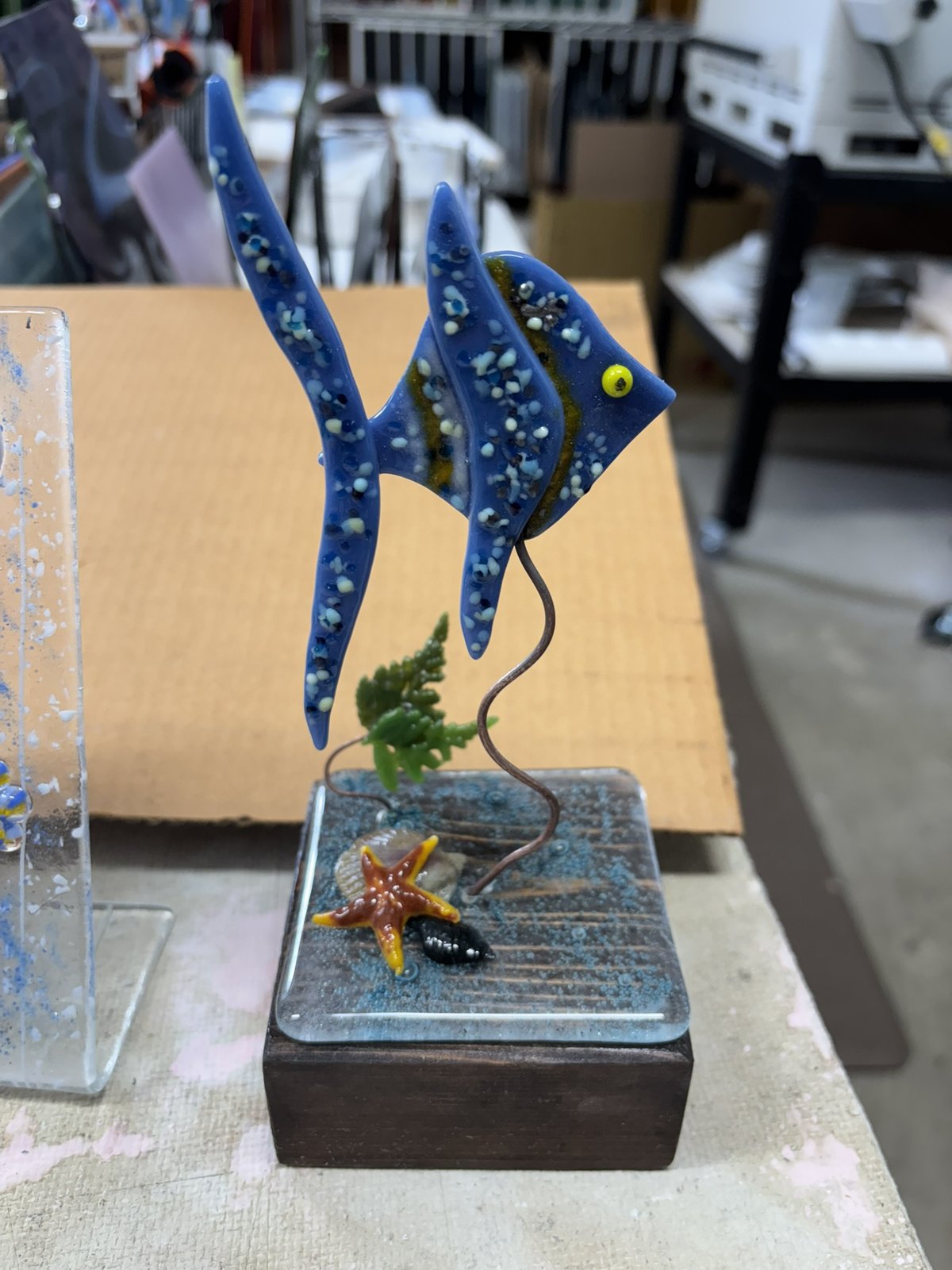 Past piece (fused glass)