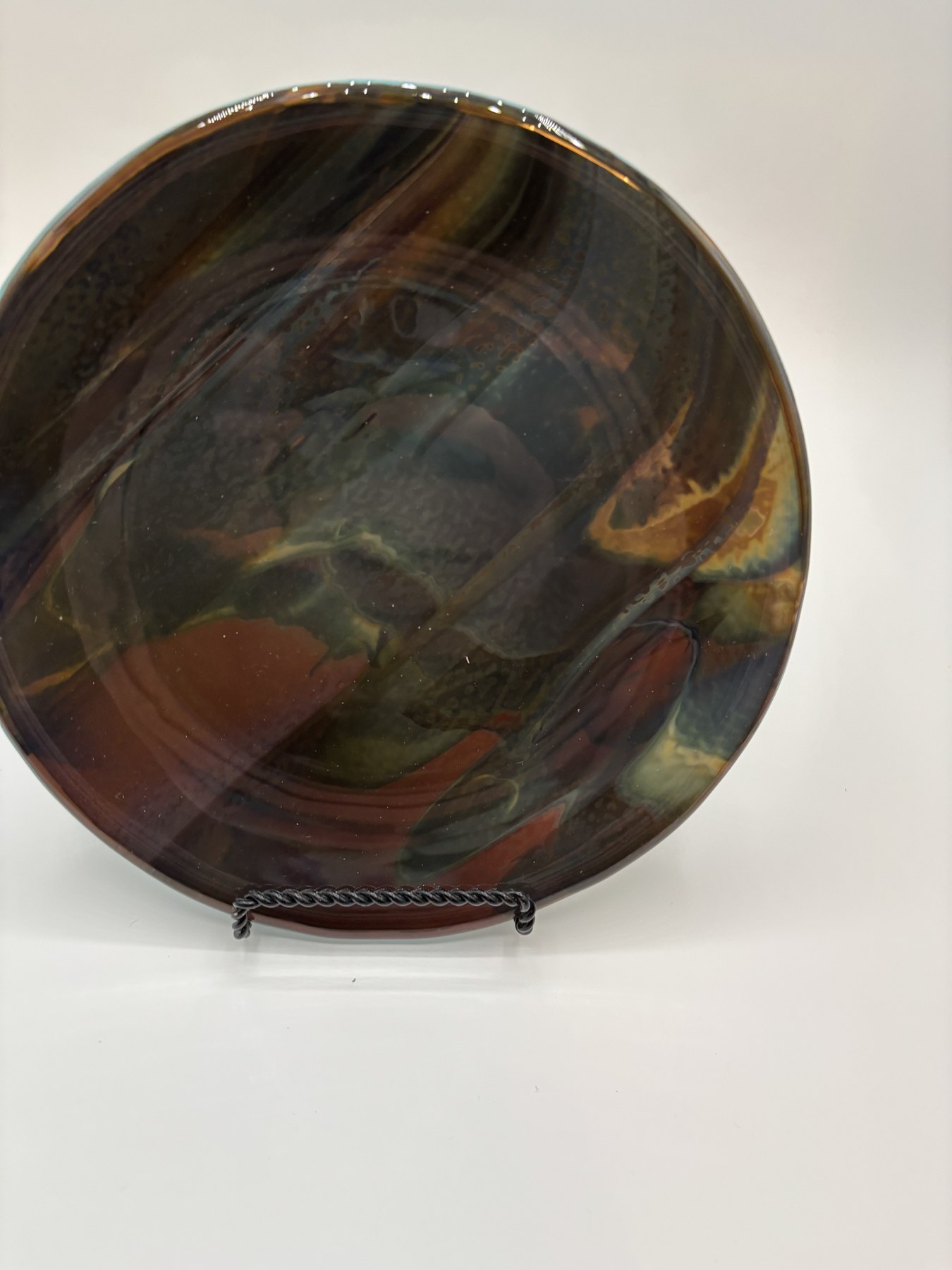 Burnished Copper Plate